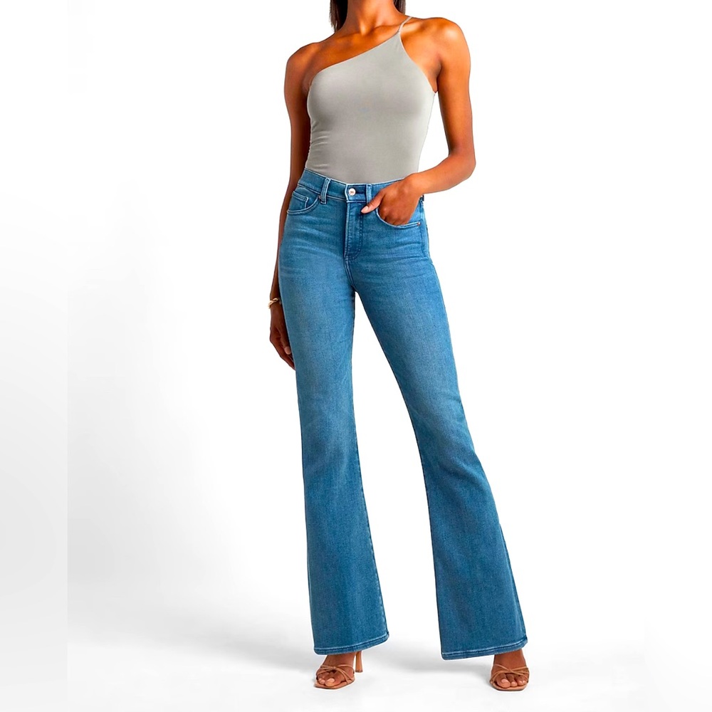 Express High Waisted Flare Jeans